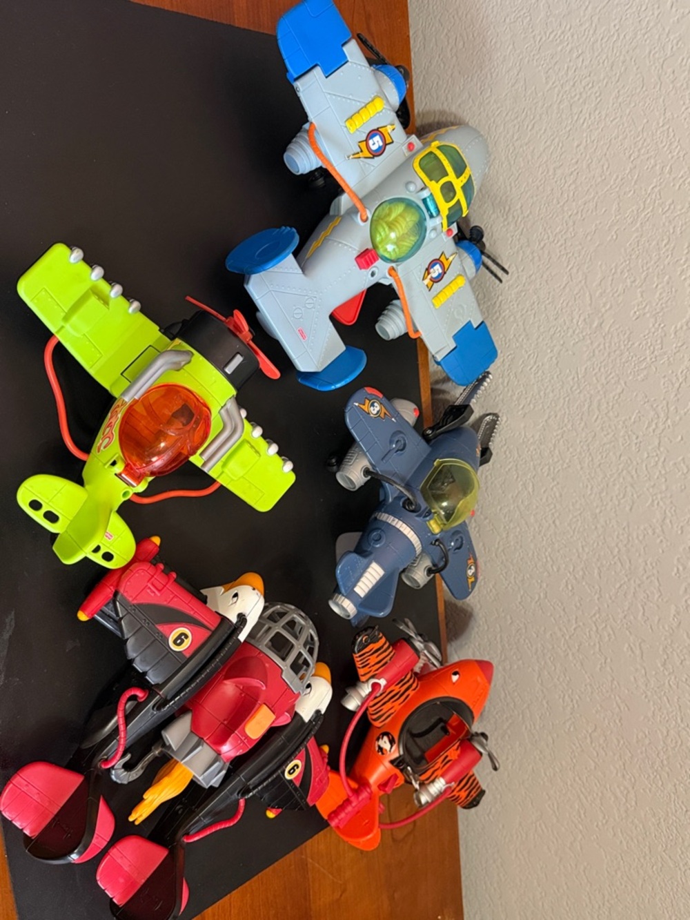 Vintage Fisher Price Imaginext Airplane Sky Racer Tornado Twin Eagle Tiger Shark - Picture 15 of 16